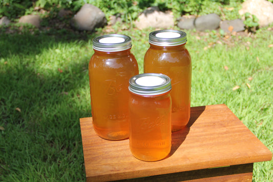 Honey in Mason Jars